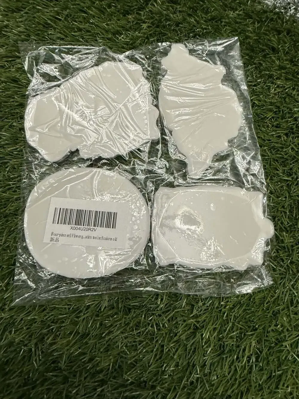 4-Piece Set Flower Goddess Lady Silicone Fondant Mold for Cake Decorating